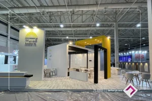 نمونه غرفه سازی آریا نئوپان پاسارگاد برای شرکت رهاسان
