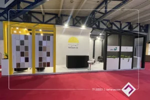 نمونه غرفه سازی آریا نئوپان پاسارگاد برای شرکت رهاسان